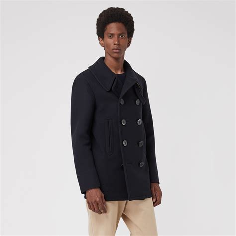 burberry pea coat|Burberry pea coats men.